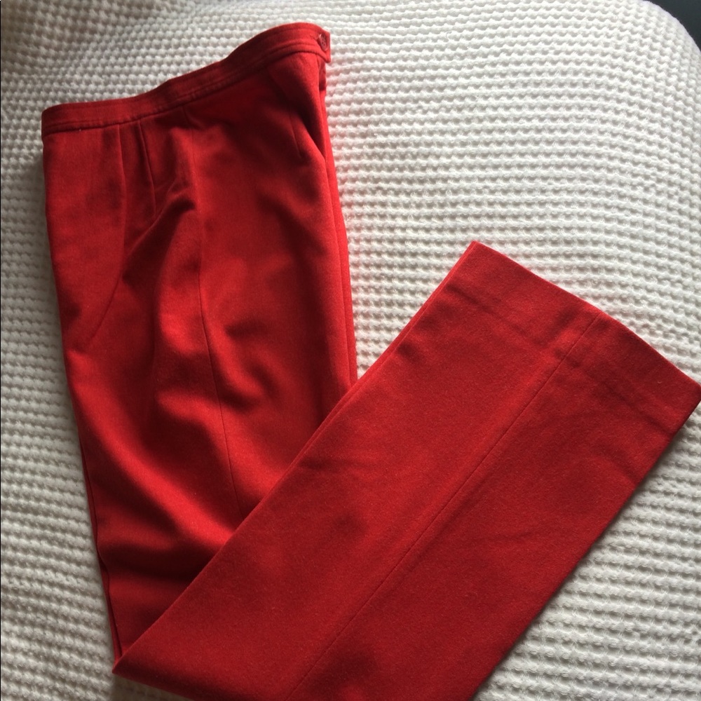 Vintage Red Pendleton wool pants